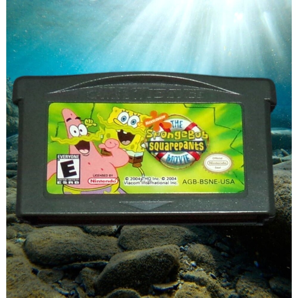 SpongeBob SquarePants The Movie Nintendo GameBoy Advance 2004 Cartridge Only